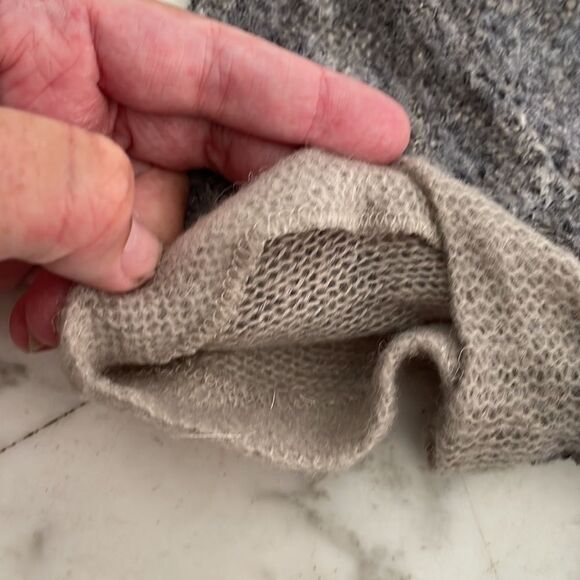 Marc Cain Beige Grey Knit Shift Dress - Picture 11 of 12